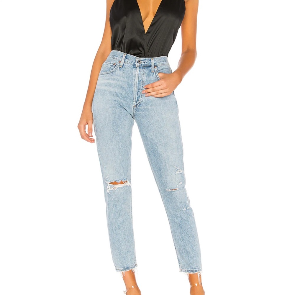 Agolde Jamie High Rise Classic Jeans (from Revolve)